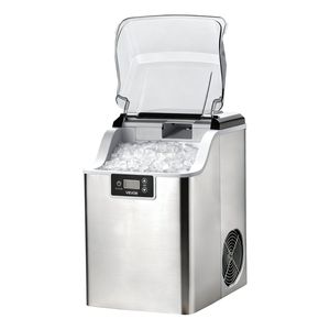 Macchina per il ghiaccio portatile da banco Daily 44 Lbs con funzione autopulente da 4 Lbs, paletta e cestello per la conservazione del ghiaccio, per la produzione di ghiaccio a pepite MA - Product Image 1