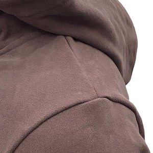 Hot Selling Men Wear Quarter Zip Hoodie Winter Embroidered Stonewashed Customized Men's Oversized Windproof Hoodie - Product Image 6