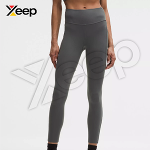 กางเกงเลกกิ้งสำหรับผู้หญิงแบบเต็มตัว ทนทาน เอวยางยืดเรียบง่าย เอวสูง รุ่น XC-WL-14 ซับเหงื่อ แห้งเร็ว - Product Image 3