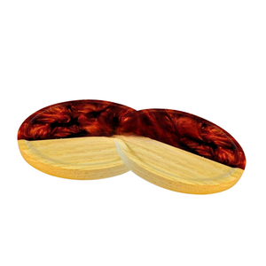 Handmade Wooden Round Storage Holders For Kitchen Tableware Single Tier Crafted From Natural Wood With Rich Grain Pattern - Product Image 3