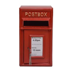 Home Accessories <b>Wall</b> <b>Mount</b> Cast Iron <b>Post</b> <b>Box</b> Weatherproof Antique Mailbox For Newspaper Parcel Receiving Factory Price - Product Image 1