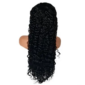 Wholesale HD Transparent Lace Front <b>Wig</b> 13x4 13x6 Water Wave Kinky <b>Curly</b> Raw Virgin Human <b>Hair</b> <b>Wigs</b> Vendor - Product Image 2