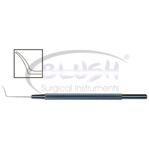 Micro Eye Spatula 0.25mm Ophthalmic Tools Eye Spatula 0.25 mm Angled 60 CE Certified Surgical Instruments By <b>Blush</b> Surgical - Product Image 1