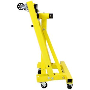 Sollevatore Idraulico Pieghevole da 900 kg per Riparazioni Auto, con Testa di Montaggio Regolabile a 360 Gradi, Carrello Sposta-Motore per Ricostruzione e Riparazione - Product Image 6