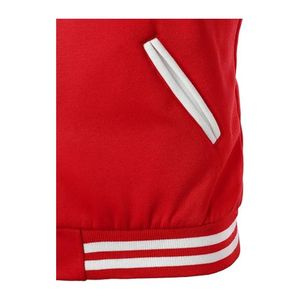 High Quality Wholesale Men's Women Kids Varsity <b>Jacket</b> Cartoon Patchwork Hooded 100% Wool Streetwear - Product Image 5