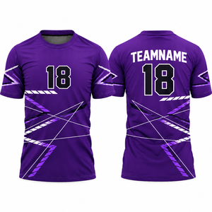Maillot de football personnalisé en gros pour équipe, chemise de gridiron en polyester sublimé pour hommes, uniforme de sport à manches courtes à séchage rapide - Product Image 5
