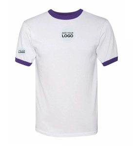 T-shirt Ringer tri-mélange, style T-shirts Ringer avec logo personnalisé - Product Image 6