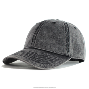 2025 OEM Envío de fábrica 100% Material de algodón alta calidad moda nuevo Unisex 6 paneles multicolor lavado gorras de béisbol de mezclilla - Product Image 1