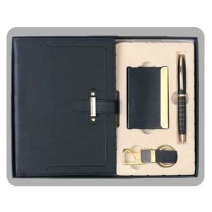 Set de Regalo Ejecutivo Elegante Más Vendido con Agenda de Cuero, Bolígrafo Personalizado y Botella de Agua para Profesionales Disponible para la Venta - Product Image 2