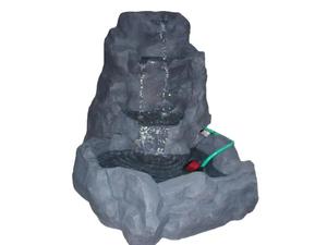 Cascade artificielle en résine, forme irrégulière, finition naturelle, décoration de jardin extérieur, autoportante - Product Image 6