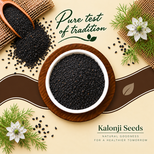 เมล็ดคาลอนจีสีดำ (Nigella Sativa) แห้งทั้งเมล็ด ใช้เป็นเครื่องเทศ - Product Image 1