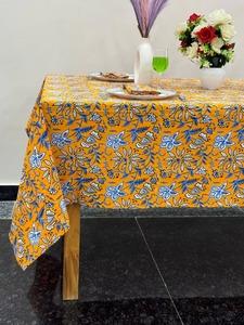 Cotton Farmhouse Decor Floral Custom Size <b>Square</b>/Rectangle <b>Tablecloth</b> Premium Quality Handmade Modern Wedding Theme Dinner Table - Product Image 5
