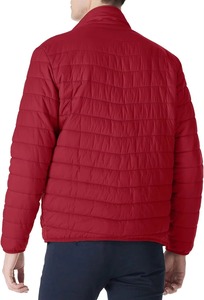 Blouson matelassé à capuche pour homme, qualité supérieure, motif écossais, imperméable et respirant, personnalisable en couleur et taille, collection 2026 – Vente en gros - Product Image 3