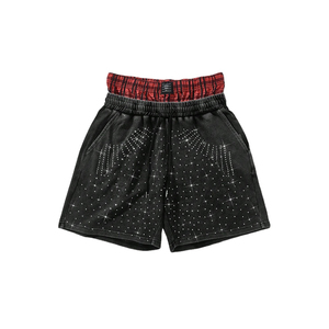 IRON ELEPHANT Short en toile taille haute pour homme 100% coton avec cordon de serrage Écologique Séchage rapide Respirant Décontracté Uni - Product Image 2