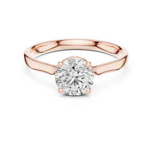 Anillo Clásico de Oro Blanco de 14K con Diamante Cultivado en Laboratorio de 1.24 Ct, Certificado por IGI, para Mujer |   Ropa de Oficina |   Diamante Cultivado Nuevo - Product Image 3