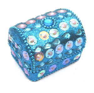 Beaded Gift <b>Box</b> Beautiful Square Trinket Jewelry <b>Box</b> Handmade Rectangle Best Quality Wedding <b>Favor</b> <b>Box</b> Designer Lac Glitter - Product Image 1