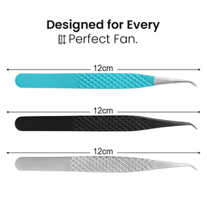 Pinzas para pestañas de marca privada personalizadas para extensiones de pestañas de volumen, extensiones de pestañas por Bahasa Pro - Product Image 2