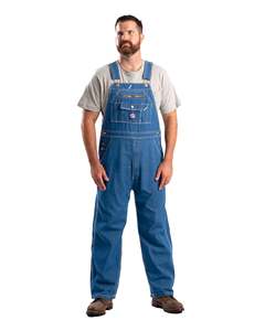 Men Vintage Bib <b>Overall</b> Denim <b>Overalls</b> Casual Regular Fit 100% Cotton with Pockets Spring Summer Autumn <b>Winter</b> Unisex - Product Image 6
