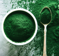 Poudre de spiruline pure pour complément nutritionnel, vente en gros, poudre d'algues bleues vertes de haute qualité pour la détoxification, le nettoyage et le soutien immunitaire