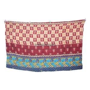 Latest Design Hand Block Printed <b>Quilt</b> Kantha <b>Quilt</b> Kantha Blanket Jaipuri <b>Quilts</b> Indian Reversible Hand Stitched Heavy Throw - Product Image 6