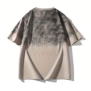 T-shirt surdimensionné pour hommes, coupe ample, tissu en coton confortable, parfait pour un style décontracté, tenue d'été, respirant et doux - Product Image 2