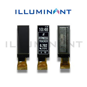 Módulo de Pantalla de Panel Iluminado Personalizado de 0.91 Pulgadas PMOLED 128x32 150 Cd/m2 30x11.50x1.20 I2C FPC Plug SSD1306 - Product Image 2