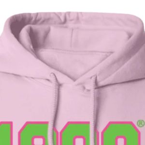 <b>Pink</b> 1908 Pullover Hoodie <b>Long</b> <b>Sleeve</b> Hooded Sweatshirt Graphic Printed Casual Women's Sportswear <b>Top</b> Ribbed Cuffs Everyday - Product Image 3