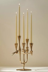 Candélabre en fer noir à 3 bras, support de bougie en spirale, support de bougie chauffe-plat résistant à la chaleur pour la décoration de la maison - Product Image 6