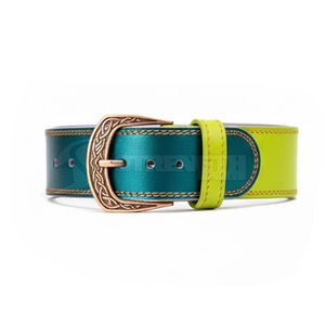 เข็มขัดยกน้ำหนักหนังปรับระดับได้สำหรับเดดลิฟท์และการออกกำลังกาย - Product Image 6