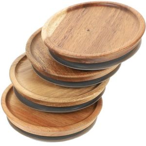Wooden <b>Candle</b> Lid With Silicone Seal Ring For DIY <b>Candle</b> Making Kits BY handmade Collection - Product Image 6