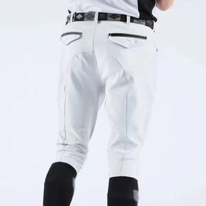 Pantalones de equitación para niños, diseño de moda, transpirables, elásticos en cuatro direcciones, color negro, para primavera y actividades al aire libre. - Product Image 6