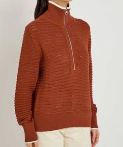 Suéter de Punto con Cierre para Mujer OEM - Jersey de Invierno de Marca Privada - Prenda de Punto Femenina de Alta Calidad, Suave y Transpirable - Product Image 2