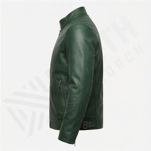 Veste de moto en cuir véritable pour homme de qualité supérieure, nouvelle arrivée, vestes de moto d'hiver, protections amovibles, personnalisables - Product Image 3