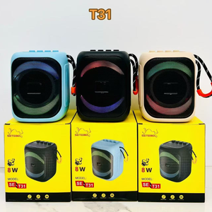 רמקול נייד SE-T31 עם תאורת RGB, בס עוצמתי, נגן אודיו אלחוטי, כרטיס TF, סטריאו TWS, מיני, חיצוני, רמקול מוזיקה לשולחן עבודה - Product Image 6