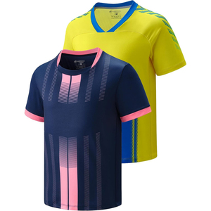 Maillot de football unisexe bleu à col en V et manches courtes, en polyester respirant, coupe classique, toutes saisons, PUNJAB DIAMOND personnalisé - Product Image 4