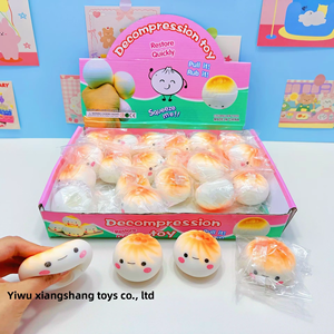 Cute Bun Squishy Stress <b>Ball</b> Soft <b>Squeeze</b> Toy Sensory Fidget Dumpling Toy for Kids and Adults - Product Image 5