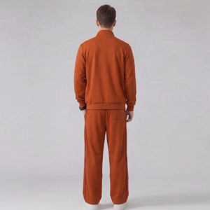 Baggy Tracksuit <b>Set</b> Men Full Sleeve Zipper Jacket T Shirts Fashion Wear Trouser <b>Set</b> Street Fashion 3 Piece <b>Set</b> Tracksuit Men's - Product Image 2