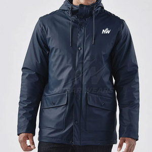 <b>Men</b> Rain <b>Jackets</b> <b>Breathable</b> <b>Waterproof</b> <b>Lightweight</b> Hiking Camping Fishing Outdoor Full Zip Weather Shield - Product Image 3