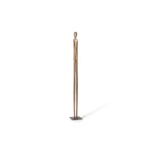 Sculpture abstraite en fer de qualité supérieure pour la décoration intérieure d'entreprise, sculpture moderne haut de gamme pour la décoration de la maison, sculpture polie moderne. - Product Image 6