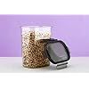 BPA-Free Airtight Food Storage <b>Containers</b> with Clip Lock Lid , Leakproof <b>Plastic</b> Kitchen Storage Jars for grains, snacks,etc. - Product Image 3