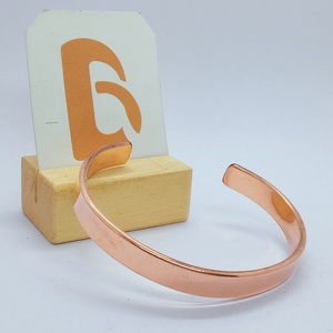 <b>Copper</b> Alloy Cuff Bracelet Antique <b>Copper</b> Plated Classic Trendy Unisex Gift Jewelry - Product Image 3