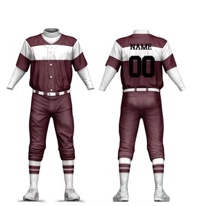 Uniformes de Béisbol Personalizados con Diseño Digital, Color Sólido, Unisex, Malla/Poliéster, Transpirables, de Secado Rápido, Personalizables para Equipos - Product Image 1