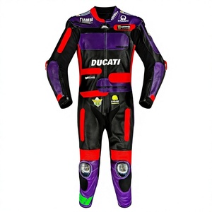 ชุดแข่งรถมอเตอร์ไซค์ Franco Morbidelli MotoCP หนังวัว/หนังจิงโจ้ สำหรับขับขี่/แข่งรถมอเตอร์ไซค์ ระดับ 2 CE Pro - Product Image 1