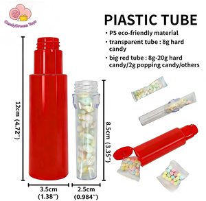 Muñeca Princesa de Frutas, Juguete de Caramelo con Campana y Tubo, Gomitas, Caramelos Duros Rellenos de Gelatina, Plástico Colorido para Niños - Product Image 6