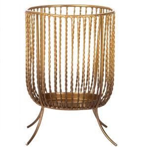 Support de bougie en métal gravé à la main avec finition dorée, décoration de mariage et de la maison, porte-bougie votif - Product Image 6