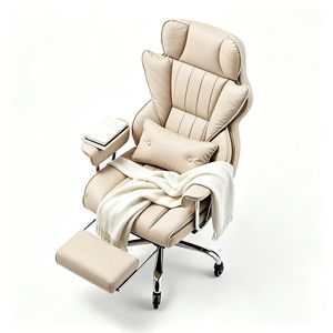 Sedia da Ufficio Moderna e Confortevole in Rete di Nylon, Sedia da Scrivania per Casa o Ufficio con Funzione Massaggio - Product Image 2