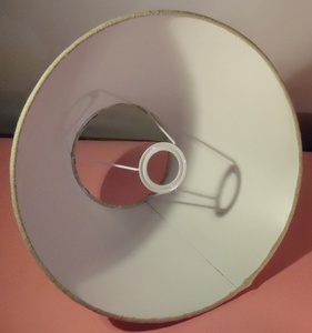 Cone <b>Fabric</b> Lamp Shade <b>White</b> Minimalist Design Easy Installation Lamp Accessory - Product Image 1