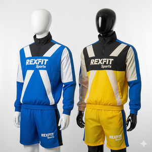 Ensemble survêtement coupe-vent personnalisé : veste et short légers, joggers, veste zippée imprimée, short en nylon, ensemble de survêtement - Product Image 2