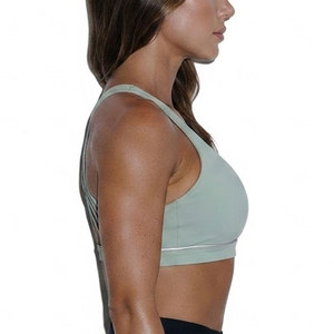 Soutien-gorge de sport pour femme, soutien-gorge de yoga rembourré, soutien-gorge de fitness sans couture, soutien-gorge push-up pour femme, en vente - Product Image 3