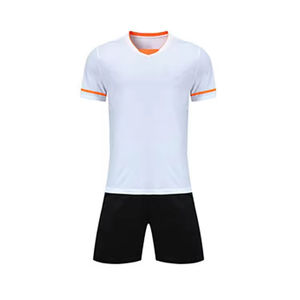 Maillots de football imprimés à manches courtes en polyester respirant à séchage rapide et extensible pour adultes unisexes, service OEM en gros - Product Image 1